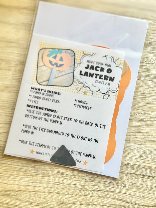 Dollar Deals: Make Your Own Jack O Lantern Paper Craft Kit