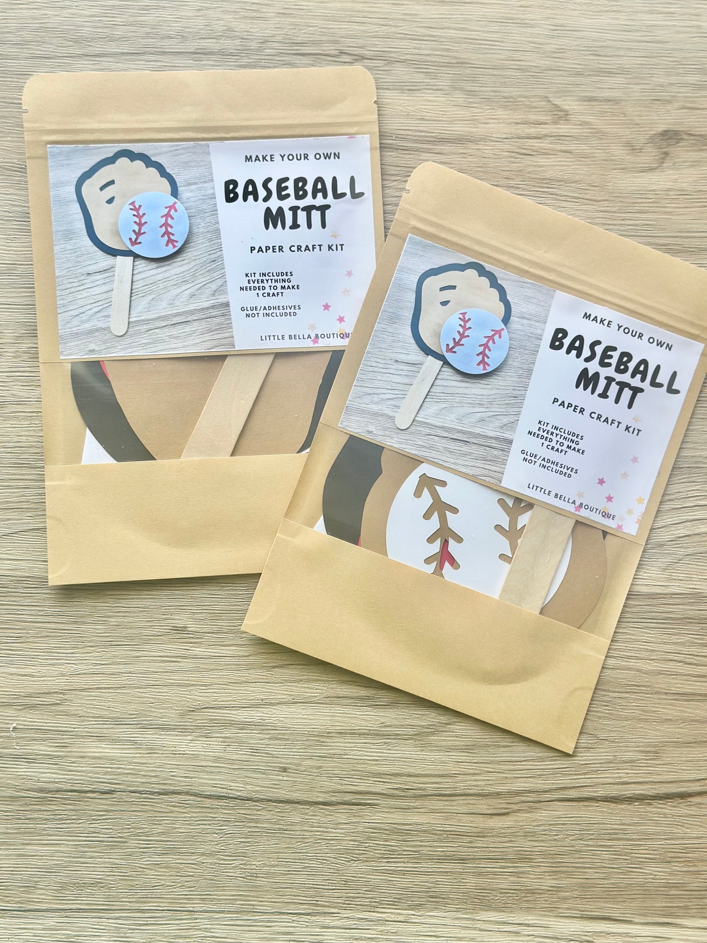 Make Your Own Baseball Mitt Paper Craft Kit