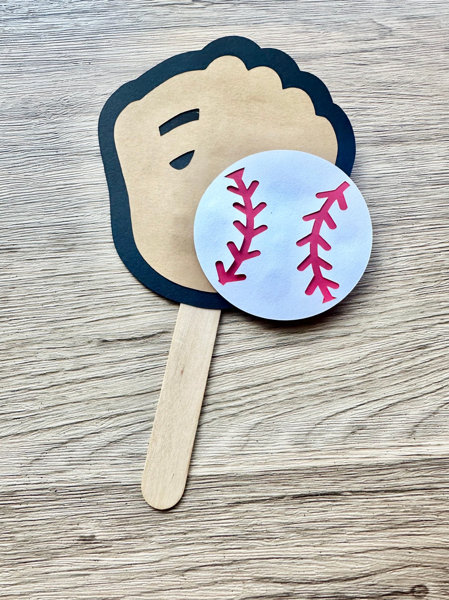 Make Your Own Baseball Mitt Paper Craft Kit