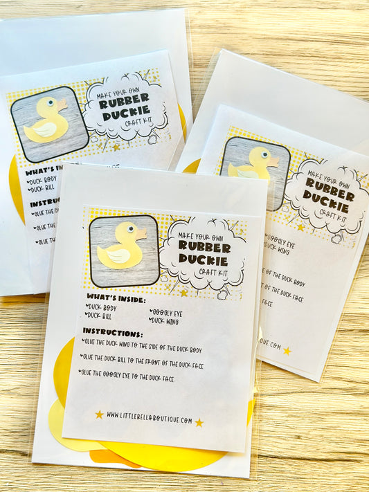 Dollar Deals: Make Your Own Rubber Duckie Paper Craft Kit
