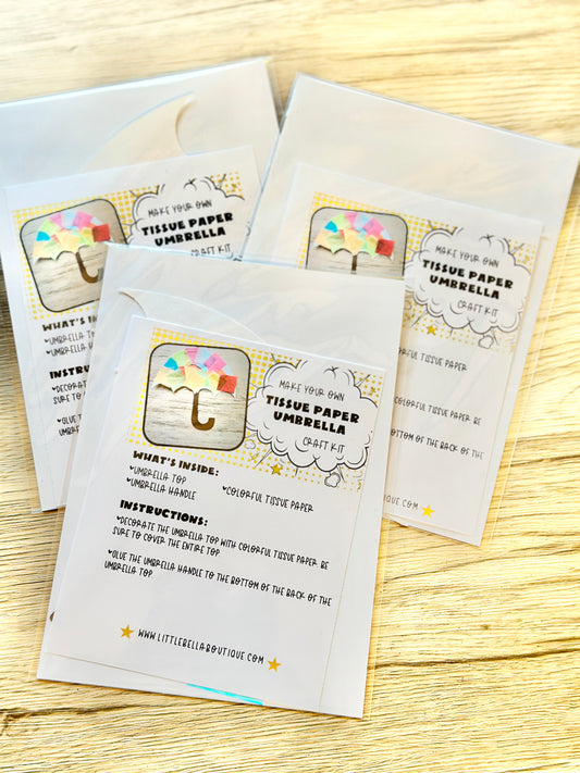 Dollar Deals: Make Your Own Tissue Paper Umbrella Paper Craft Kit