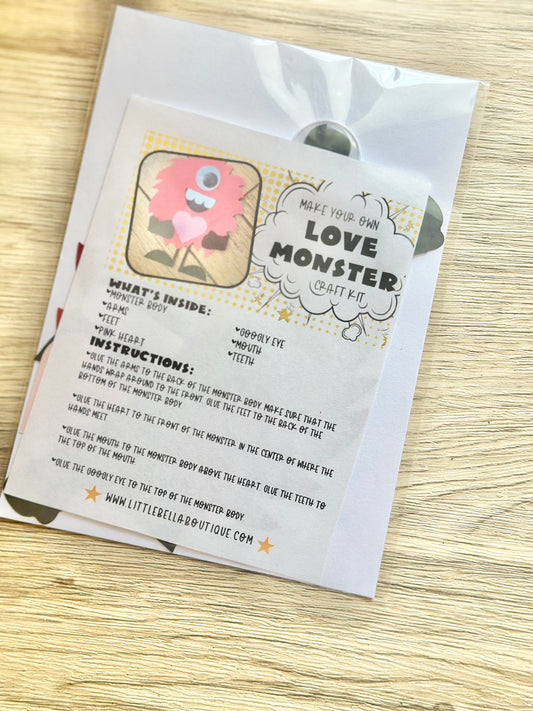 Dollar Deals: Make Your Own Love Monster Paper Craft Kit