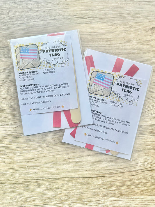 Dollar Deals: Make Your Own Patriotic Flag Paper Craft Kit