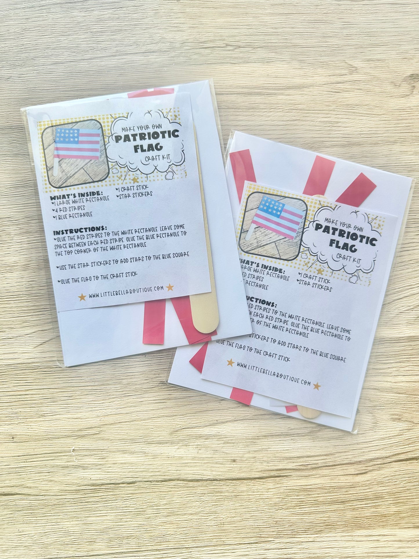 Dollar Deals: Make Your Own Patriotic Flag Paper Craft Kit