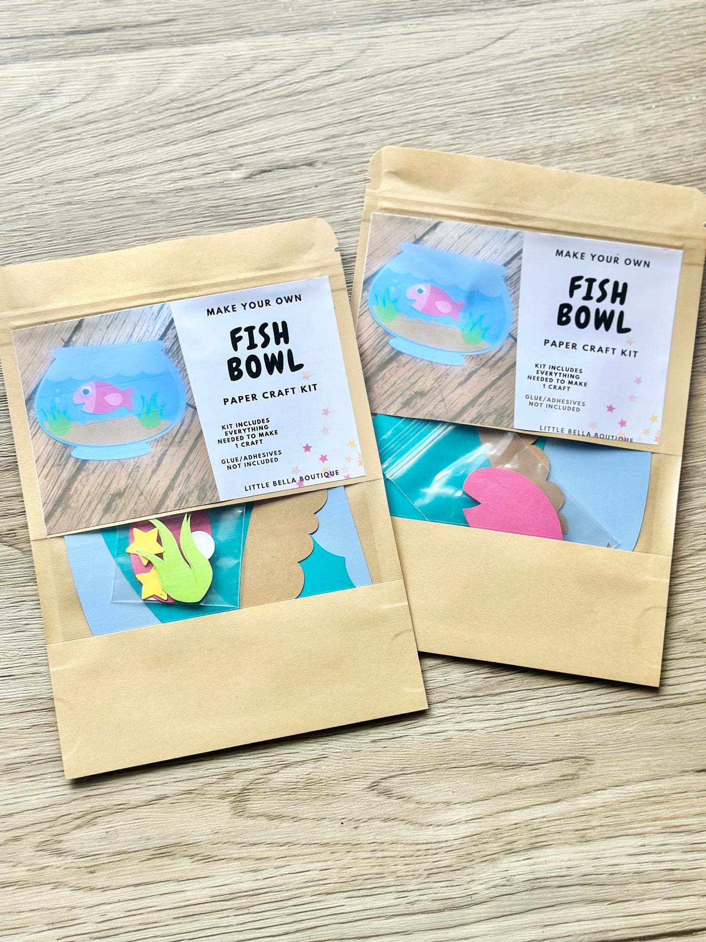 Make Your Own Fish Bowl Paper Craft Kit
