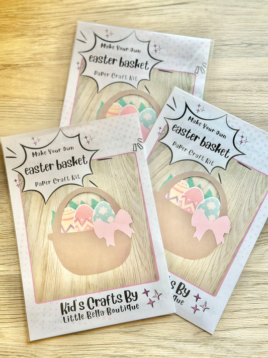 Dollar Deals: Make Your Own Easter Basket (2024 Version) Paper Craft Kit