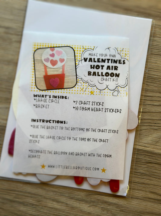 Dollar Deals: Make Your Own Valentines Hot Air Balloon Paper Craft Kit