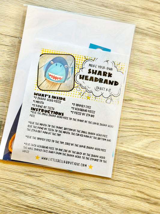Dollar Deals: Make Your Own Shark Headband Paper Craft Kit