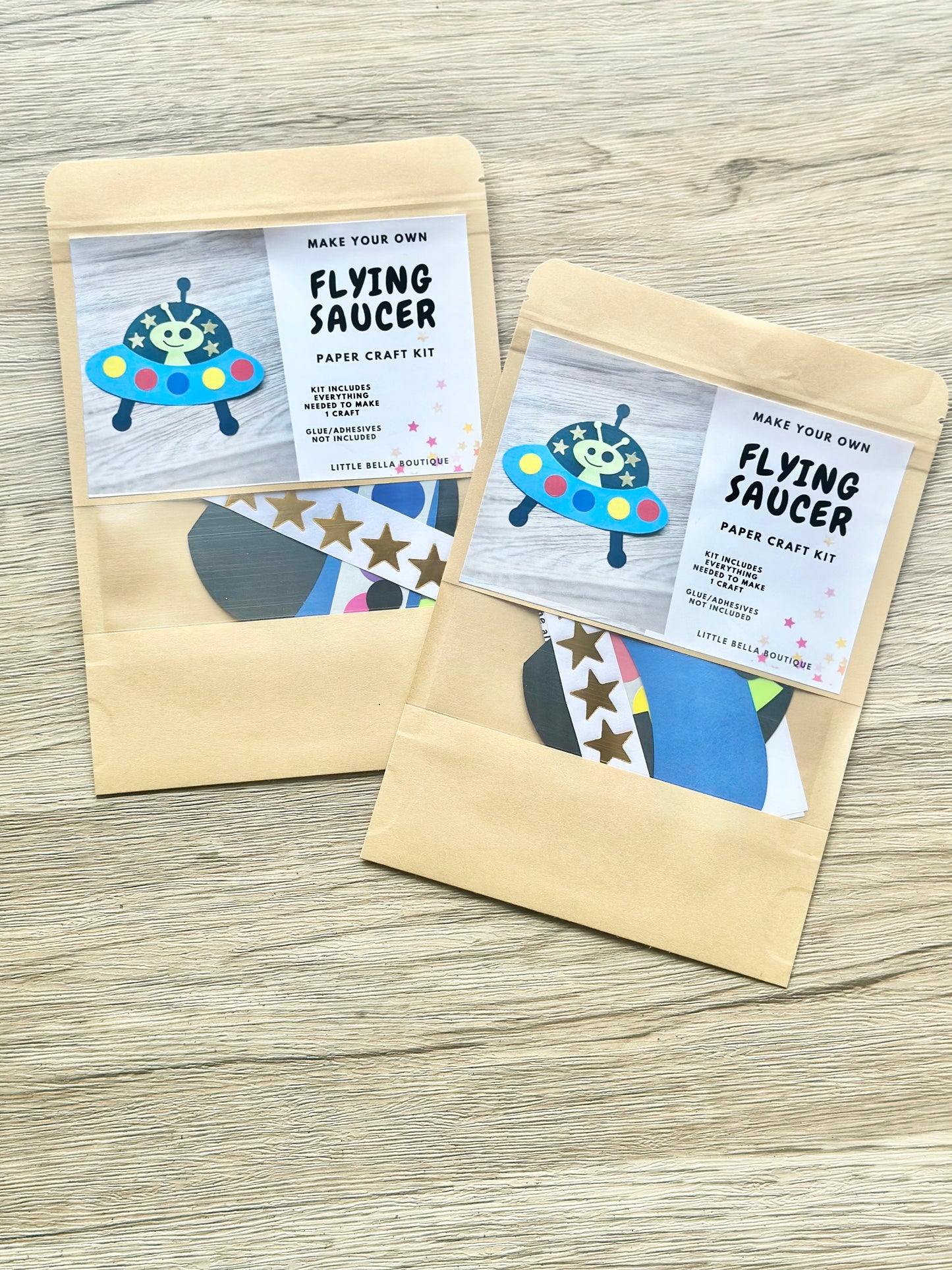 Make Your Own Flying Saucer Paper Craft Kit