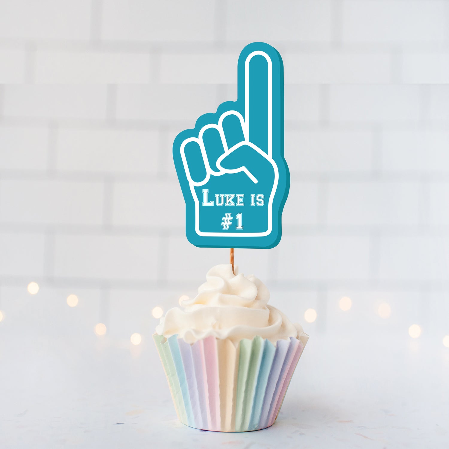 Printed Cupcake Toppers