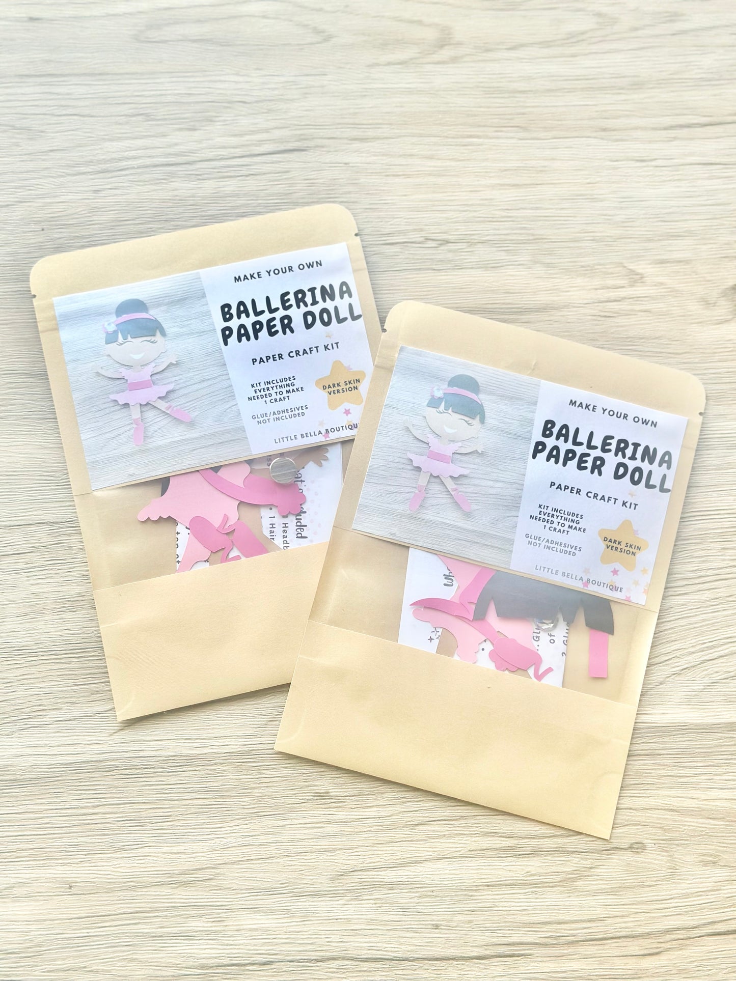 Make Your Own Ballerina Paper Doll Paper Craft Kit