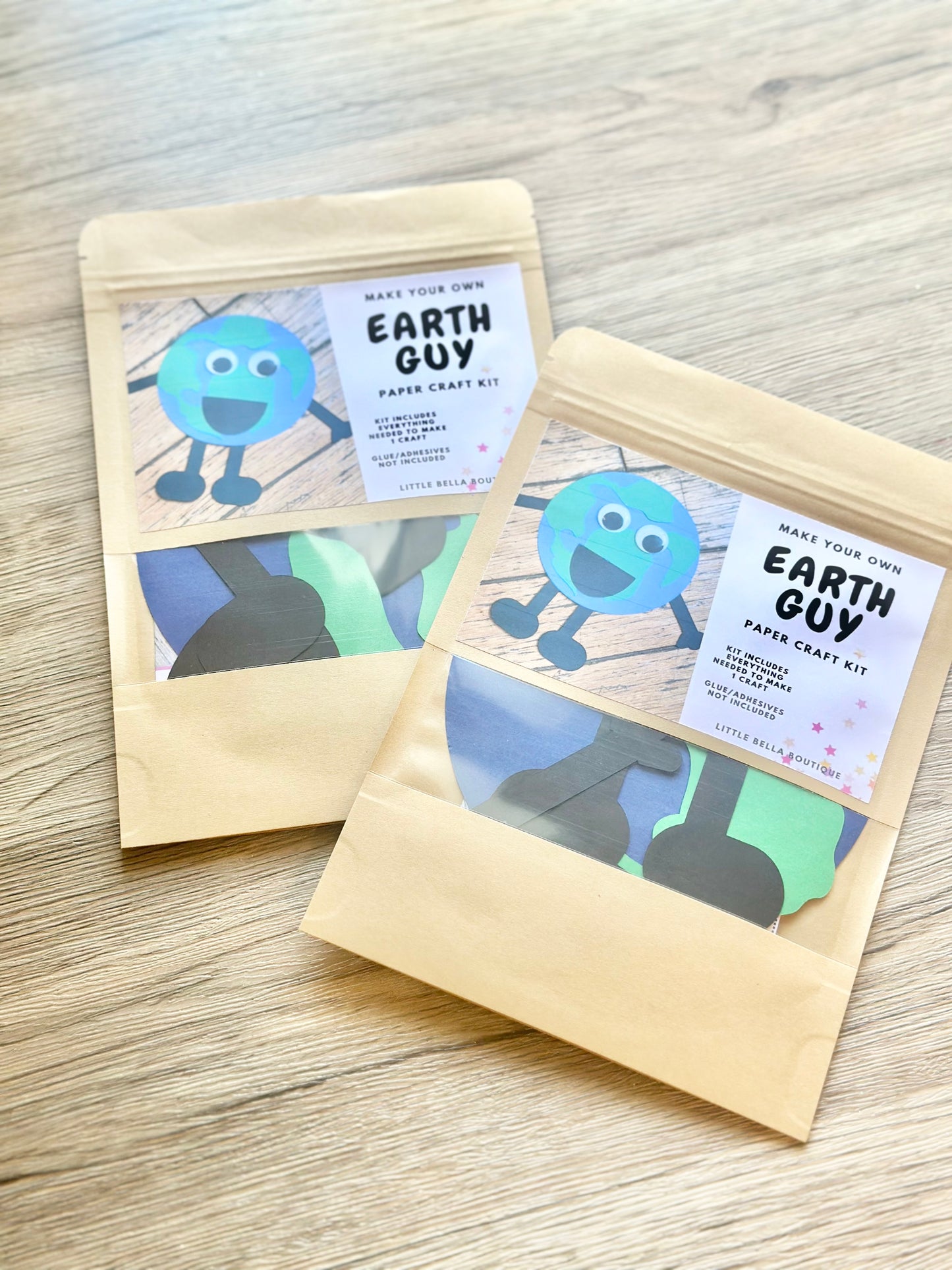 Make Your Own Earth Guy Paper Craft Kit