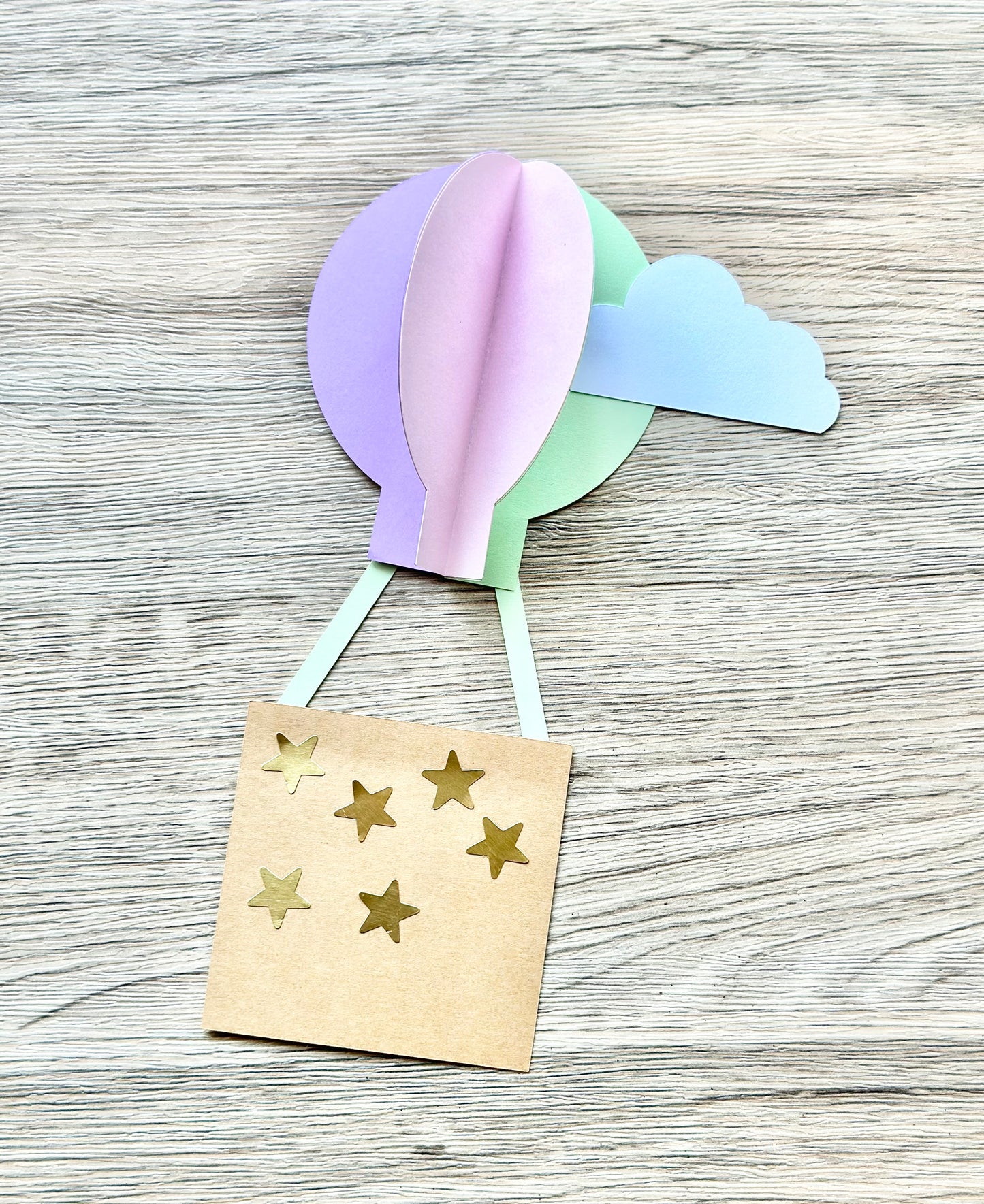 Make Your Own Hot Air Balloon Paper Craft Kit