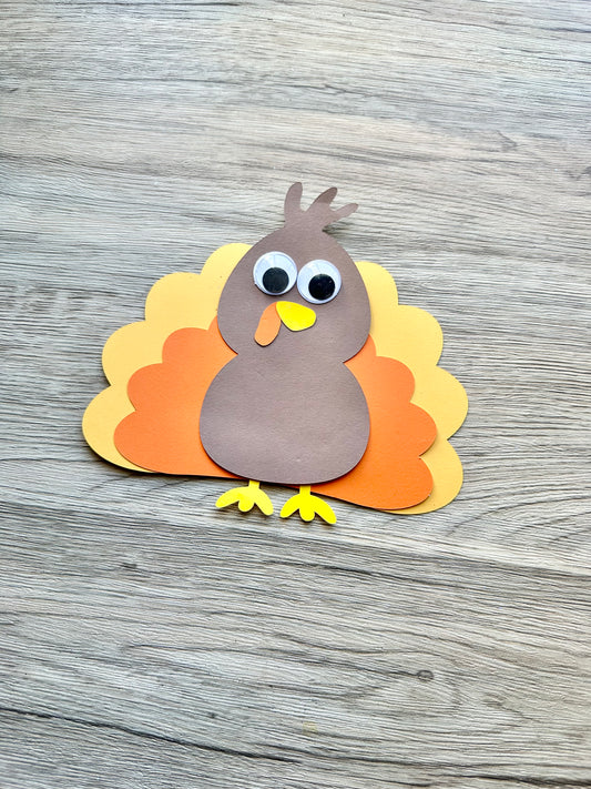 Make Your Own Turkey Paper Craft Kit