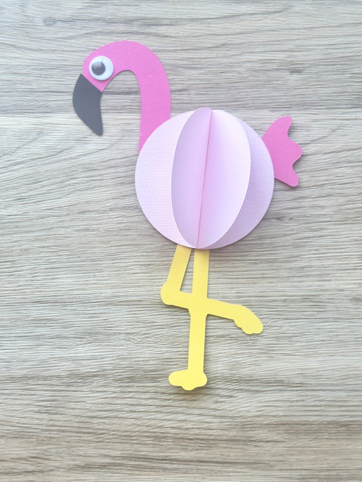 Make Your Own Flamingo Paper Craft Kit