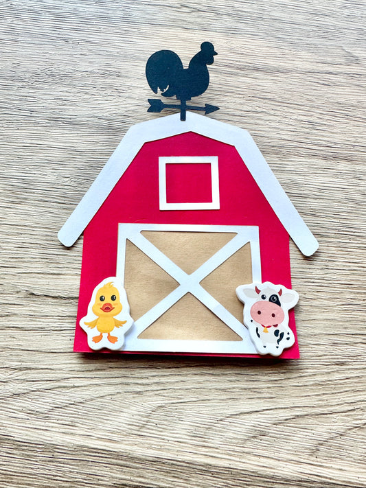 Make Your Own Little Red Barn Paper Craft Kit