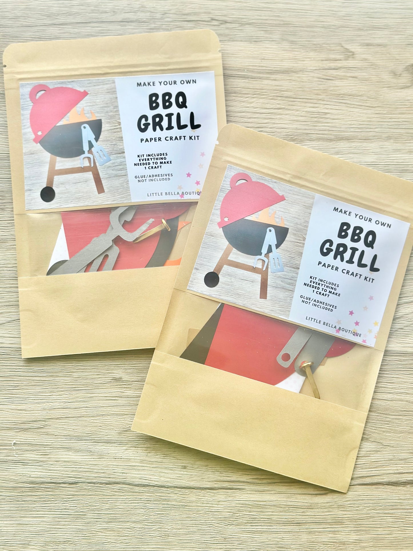 Make Your Own BBQ Grill Paper Craft Kit