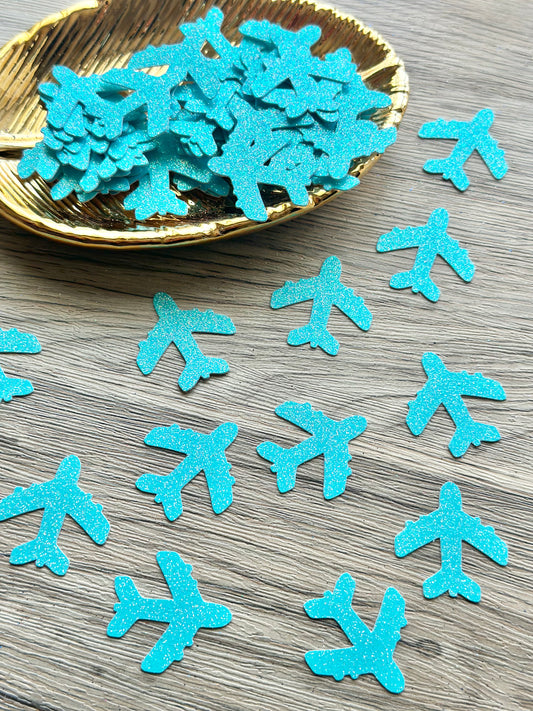 Glitter Airplane Confetti