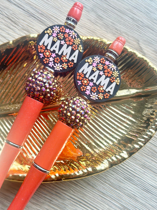 Floral Mama Beaded Pen