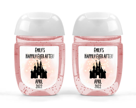 Fairytale Castle Sanitizer Labels - Labels ONLY