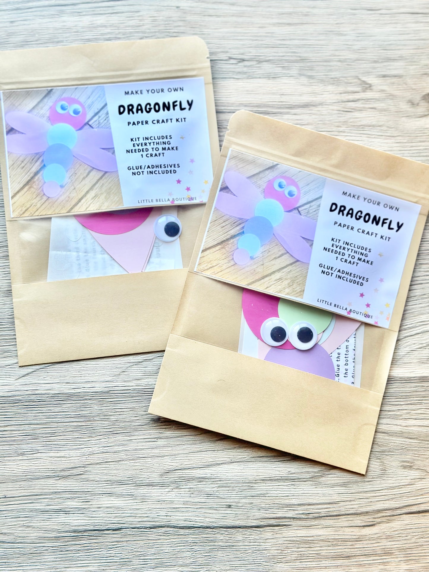 Make Your Own Dragonfly Paper Craft Kit