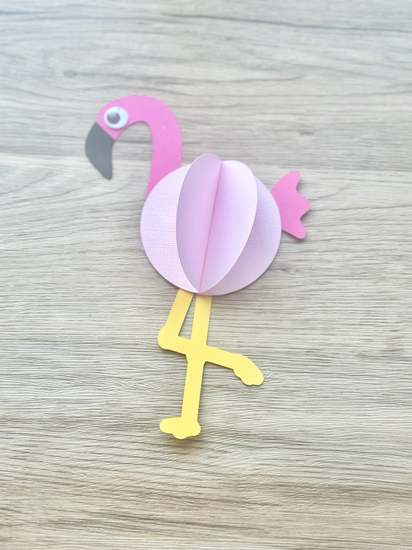 Make Your Own Flamingo Paper Craft Kit