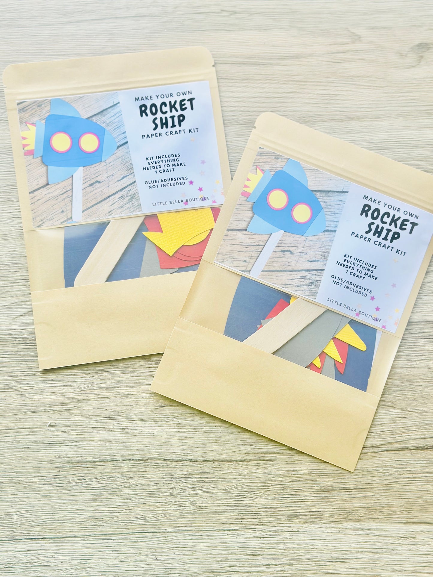 Make Your Own Rocket Ship Paper Craft Kit