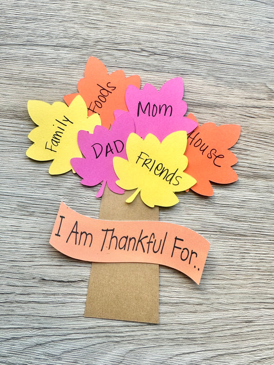 Make Your Own Thankful Tree Paper Craft Kit