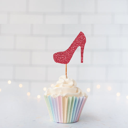 READY TO SHIP Stiletto Cupcake Toppers