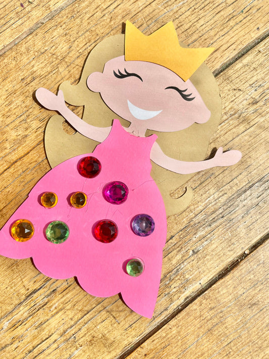 Make Your Own Princess Paper Doll Craft Kit