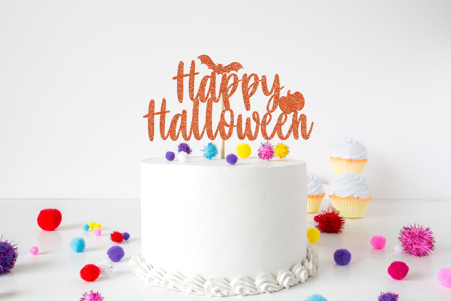 Happy Halloween Cake Topper