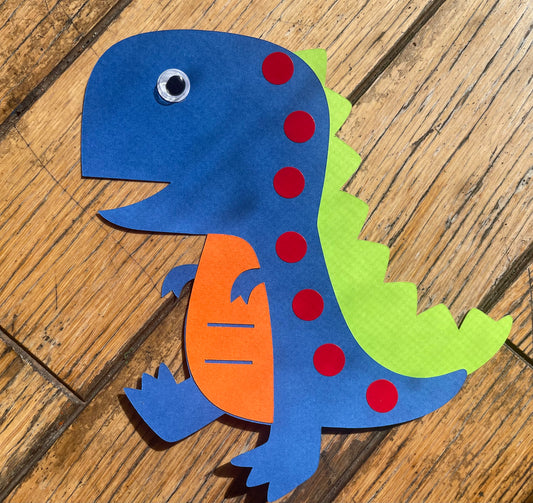 Make Your Own Dinosaur Paper Craft Kit