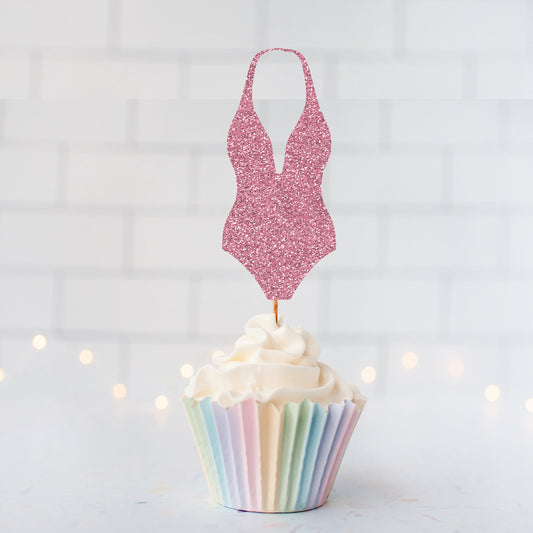 READY TO SHIP Bathing Suit Cupcake Toppers