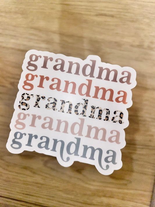 Grandma Sticker/ Vinyl Stickers
