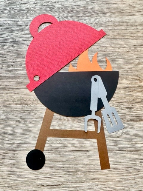 Make Your Own BBQ Grill Paper Craft Kit
