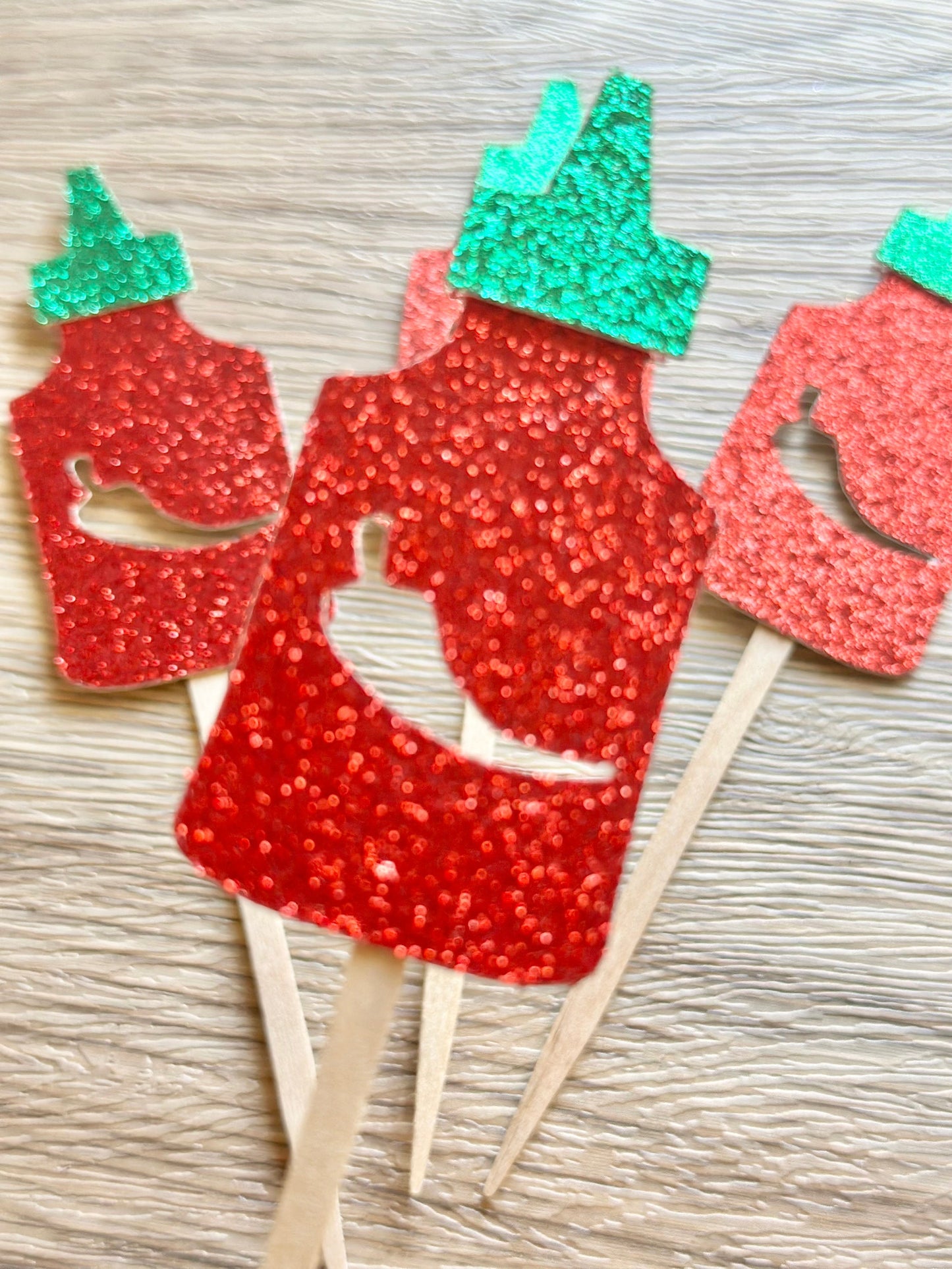 Hot Sauce Cupcake Toppers