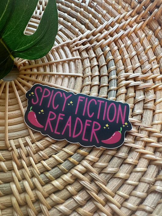 Spicy Fiction Reader Sticker