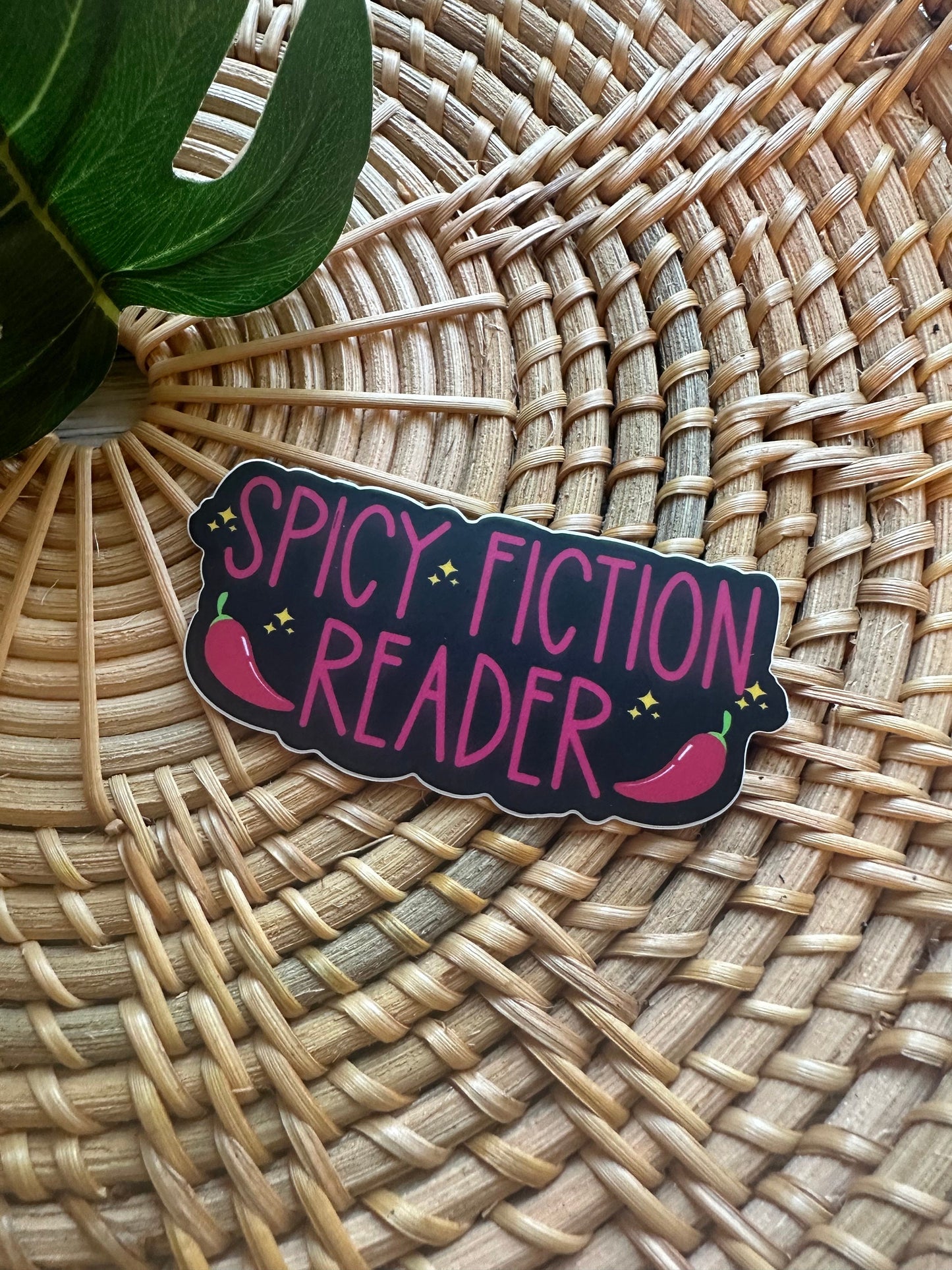 Spicy Fiction Reader Sticker