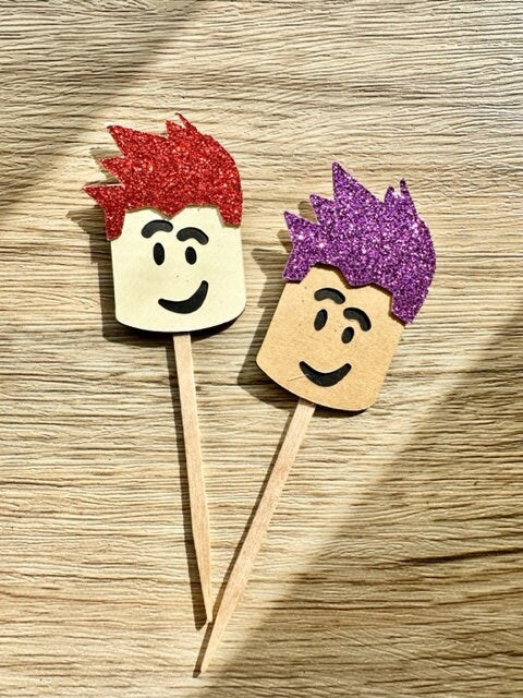 Blox Video Game Cupcake Toppers - 12ct