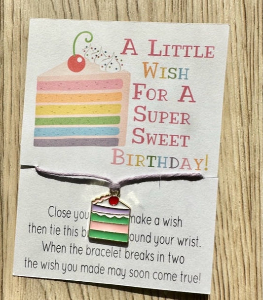 A Little Wish For A Super Sweet Birthday Wish Bracelet
