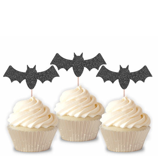 READY TO SHIP Bat Cupcake Toppers
