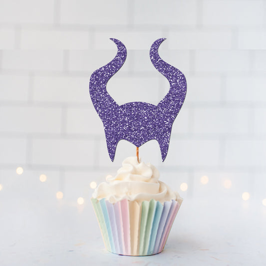 READY TO SHIP Mistress of Evil Cupcake Toppers