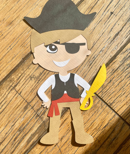 Make Your Own Pirate Paper Doll Paper Craft Kit