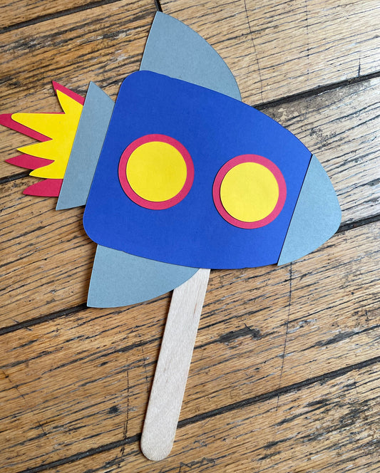 Make Your Own Rocket Ship Paper Craft Kit