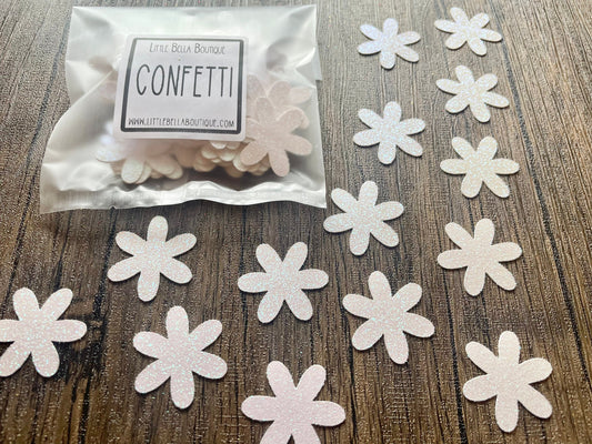 Glitter Daisy Confetti