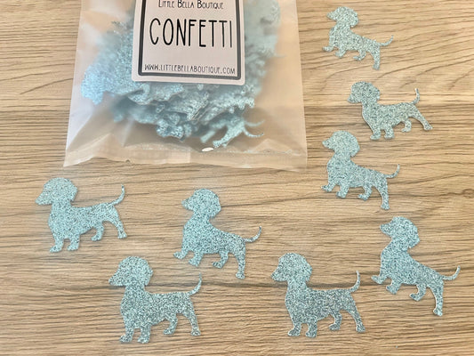 Glitter Dachshund Confetti