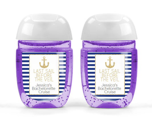 Last Sail Before The Veil Hand Sanitizer Labels - Labels ONLY