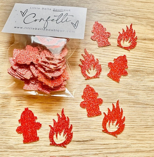 Glitter Fireman Confetti